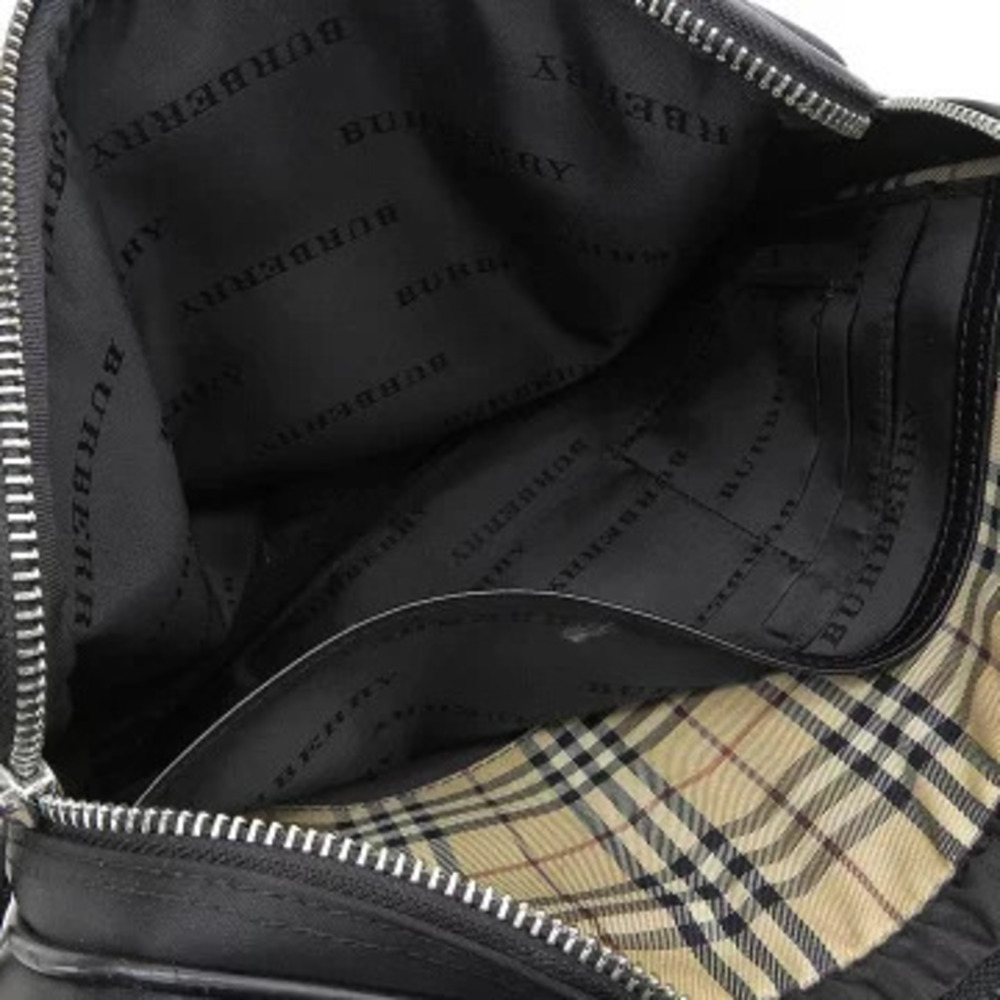 Burberry Double Zipper Shoulder Bag Black - Picture 3 of 9